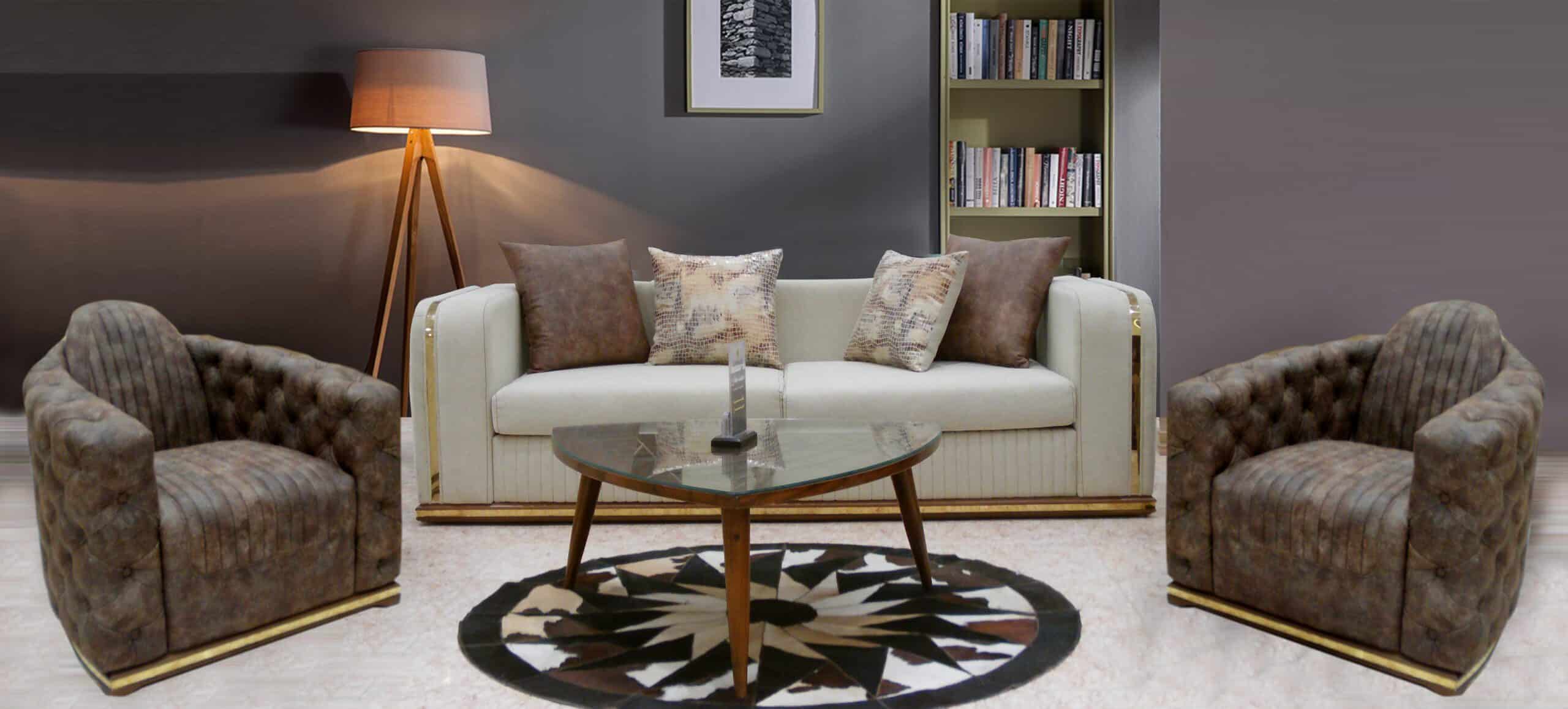 أنتريه مودرن ميتال - Modern metal living room - الصورة 2