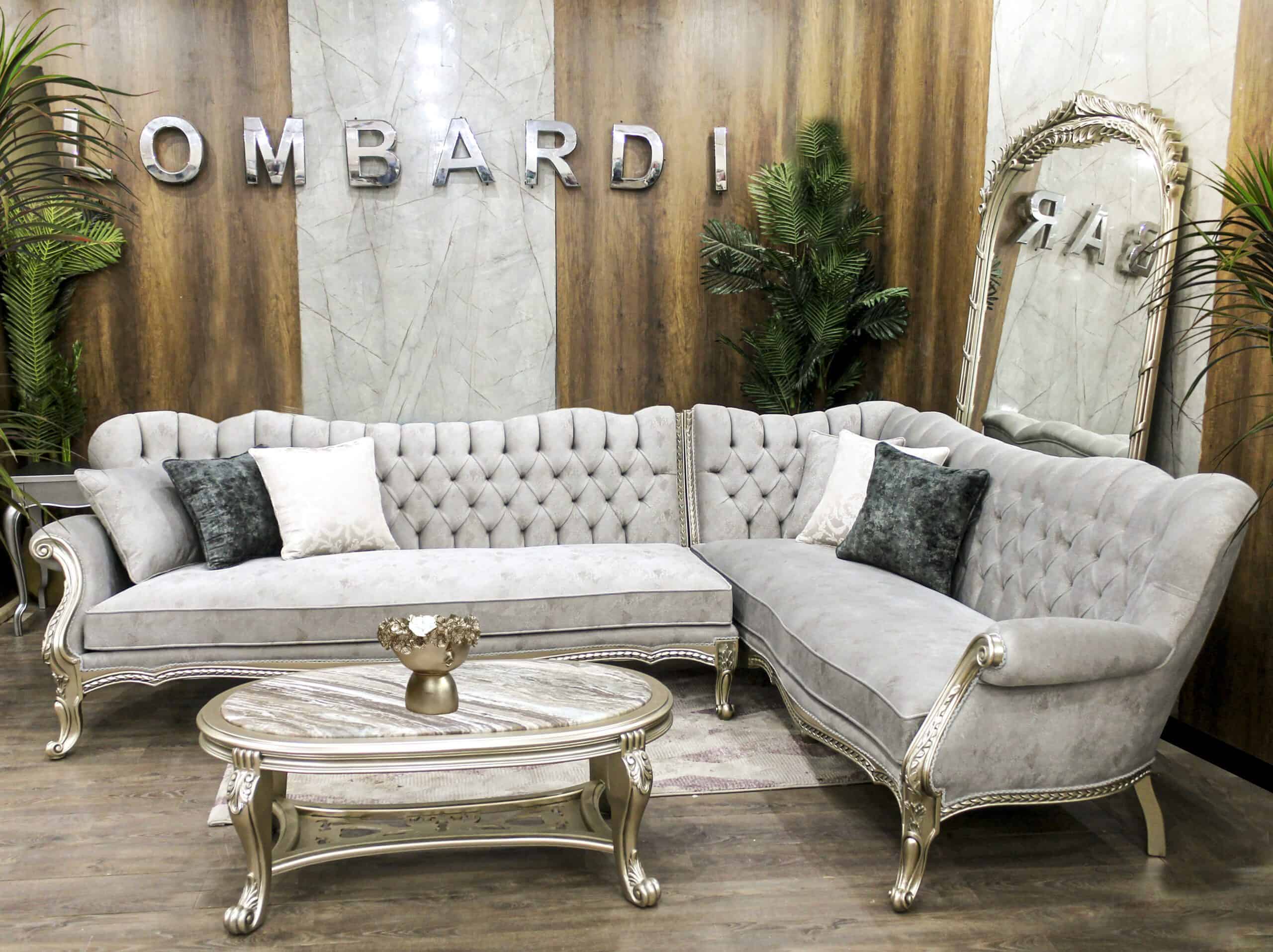 ركنه كريستاله -  Crystal L shape Sofa