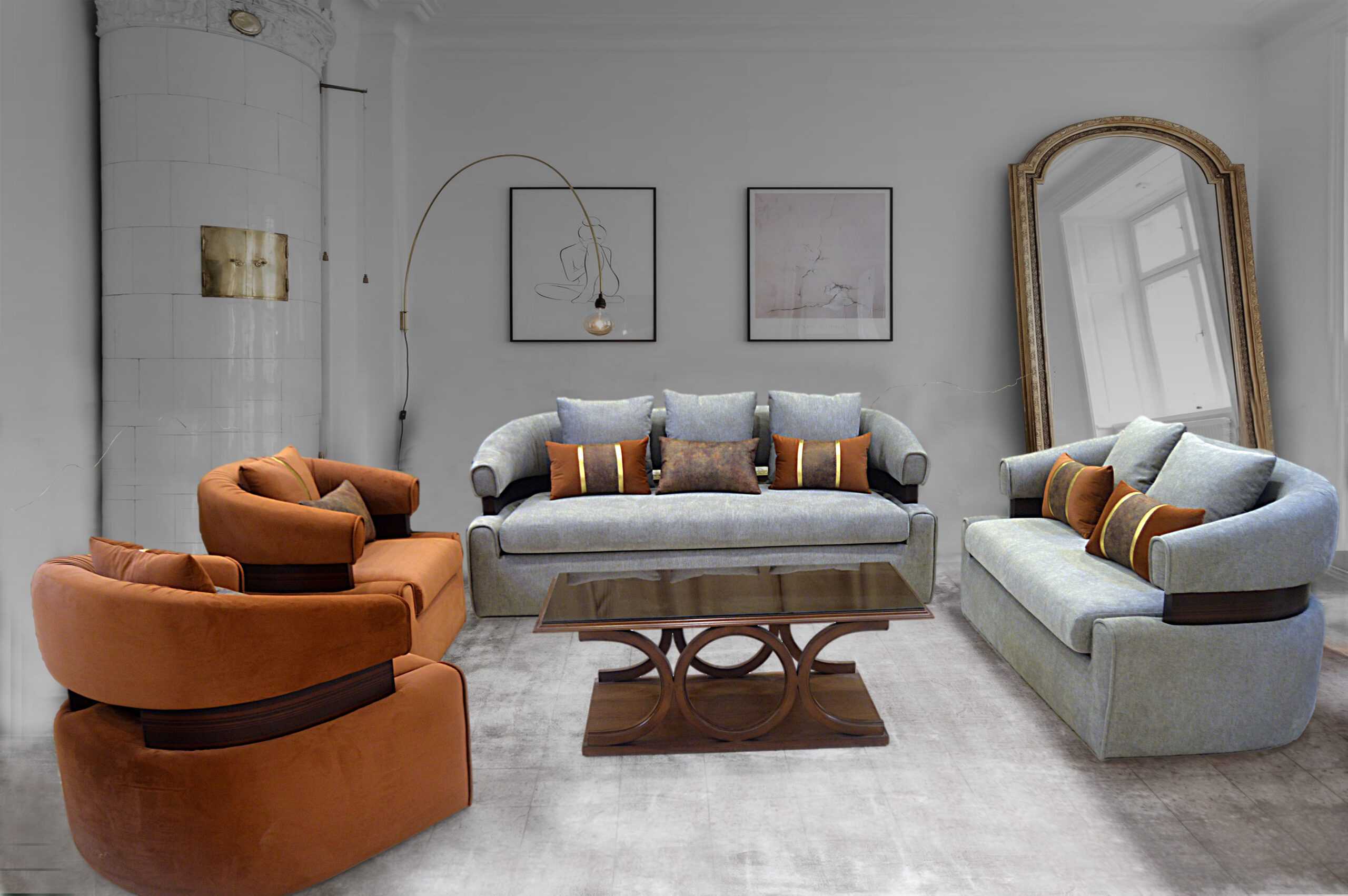 أنتريه مودرن لايت - Light living room - الصورة 3