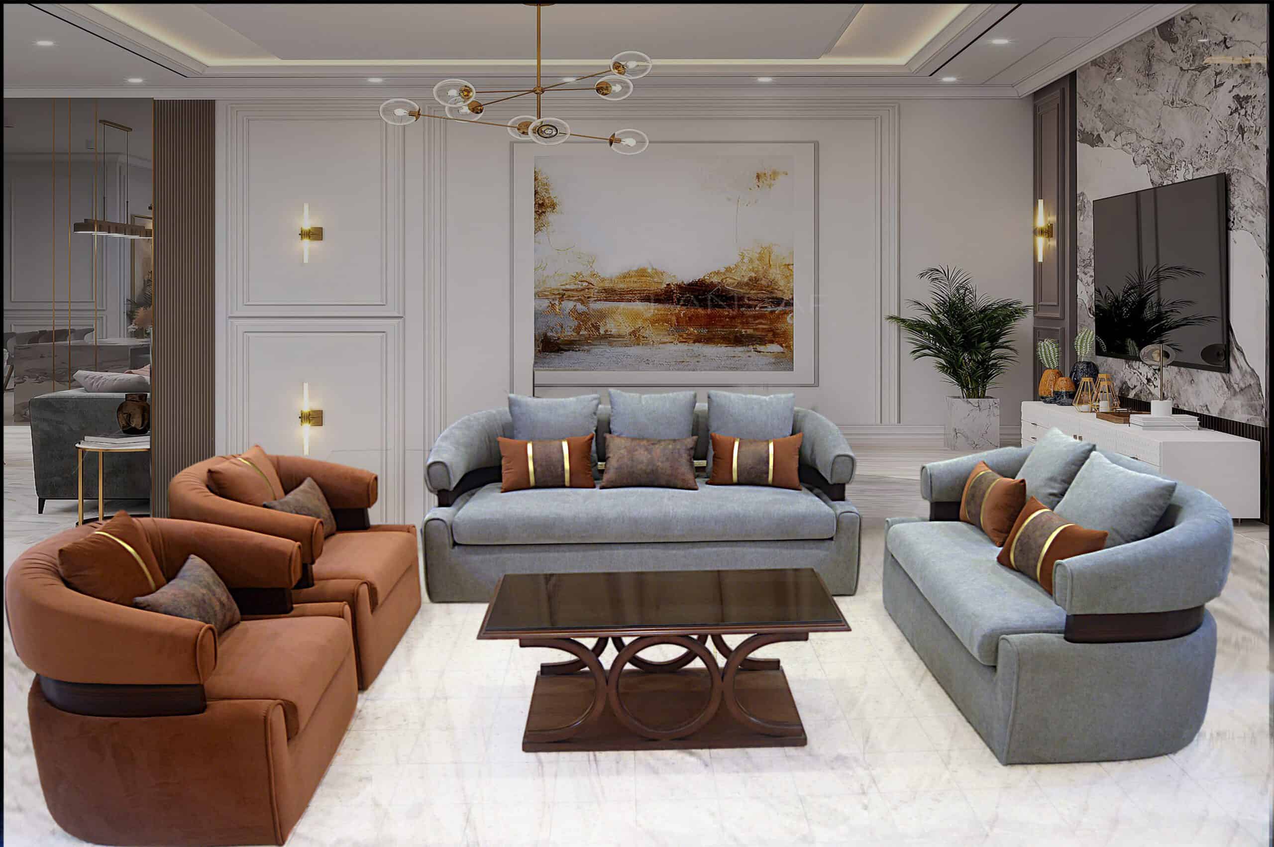 أنتريه مودرن لايت - Light living room
