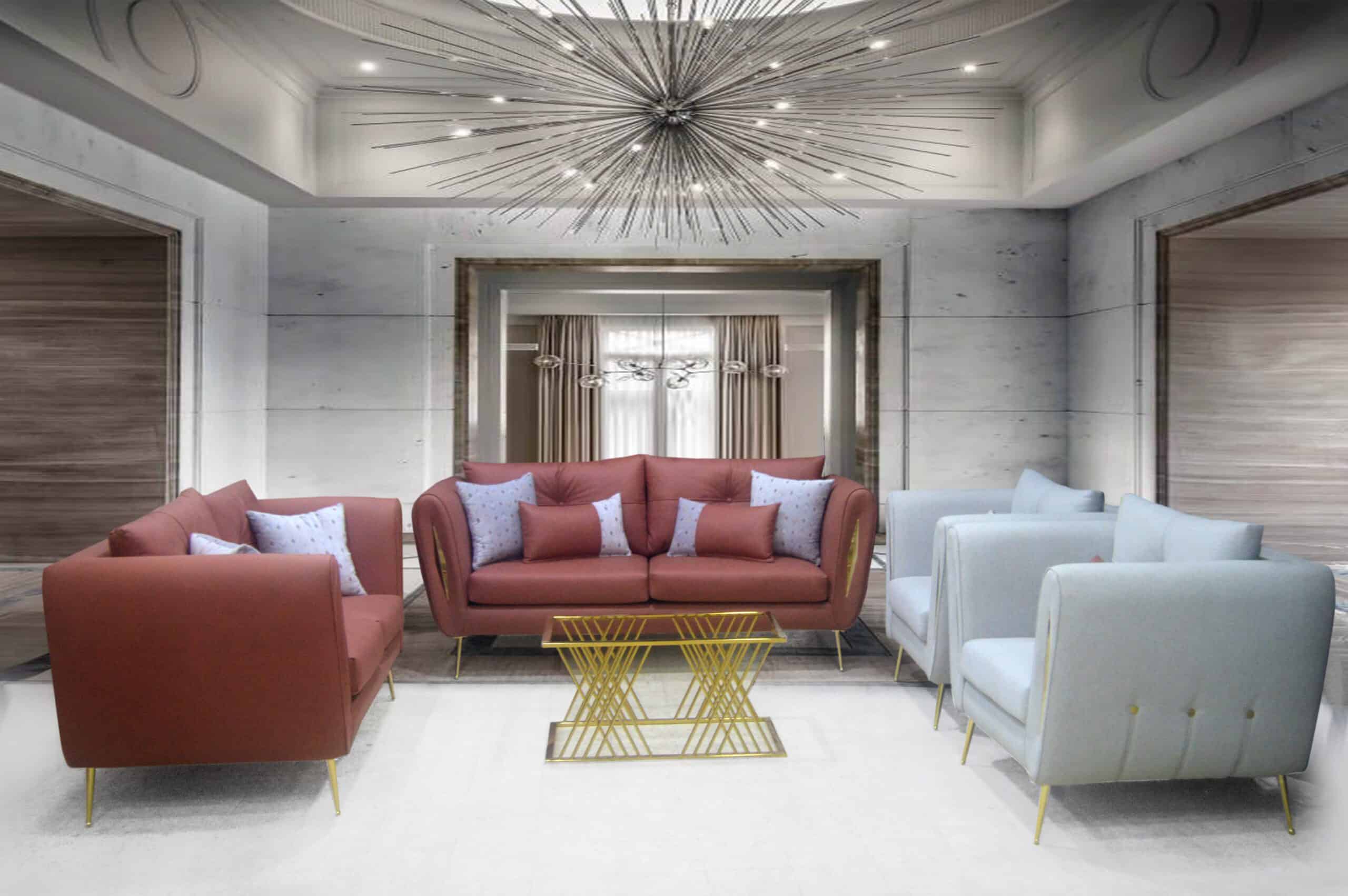 أنتريه مودرن إيفل - Modern Eiffel living room - الصورة 2